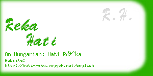 reka hati business card